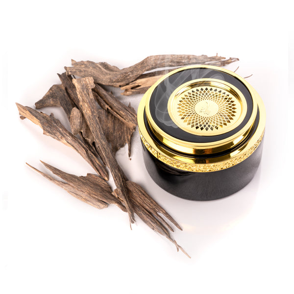 Black Round Mubkhar